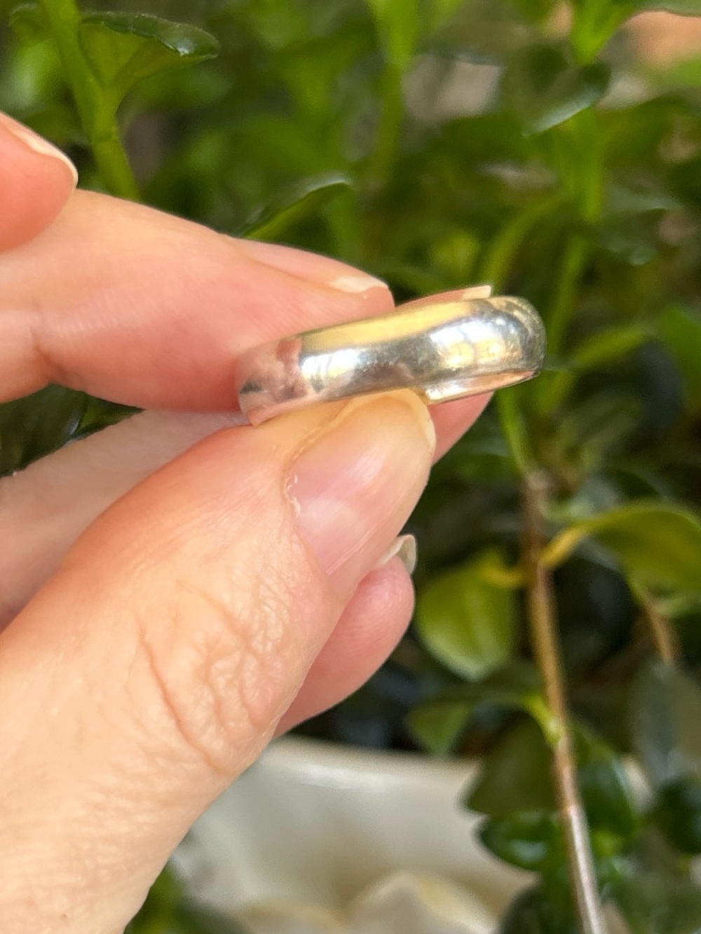Sterling Silver Thick Band